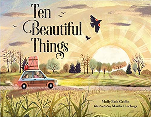Ten Beautiful Things Book cover for Ten Beautiful Things as an example of anxiety books for kids