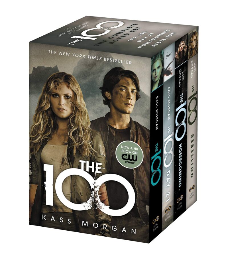 Book cover of "The 100"- science fiction books for teens