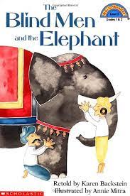 The blind man and the elephant cover for teaching the five senses
