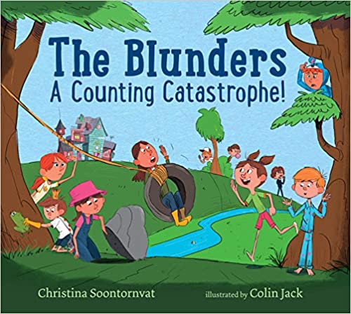 Book cover for The Blunders: A Counting Catastrophe! as an example of first grade books