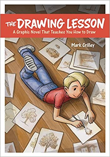Book cover for The Drawing Lesson as an example of drawing books for kids
