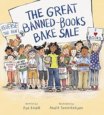 Book cover for The Great Banned-Books Bake Sale 