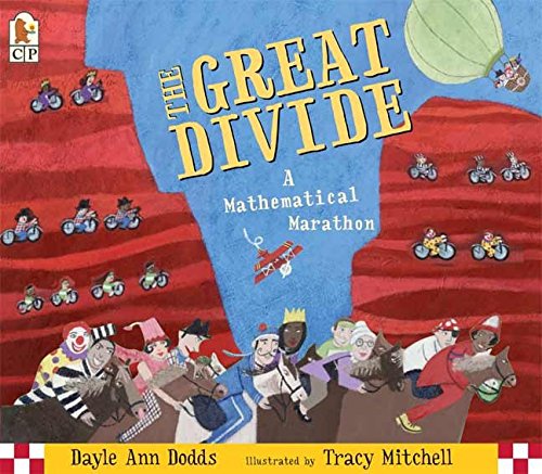 Book cover of The Great Divide, a picture book about math.