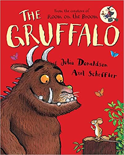 Book cover for The Gruffalo as an example of kids books about monsters