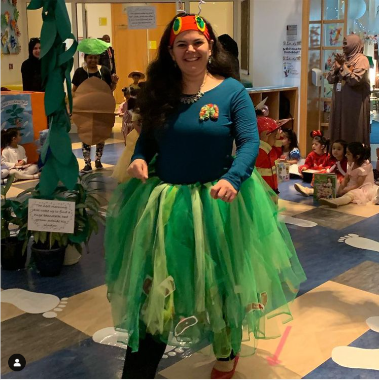 the hungry caterpillar costume idea for teachers