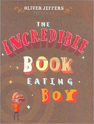 books about reading: book eating boy