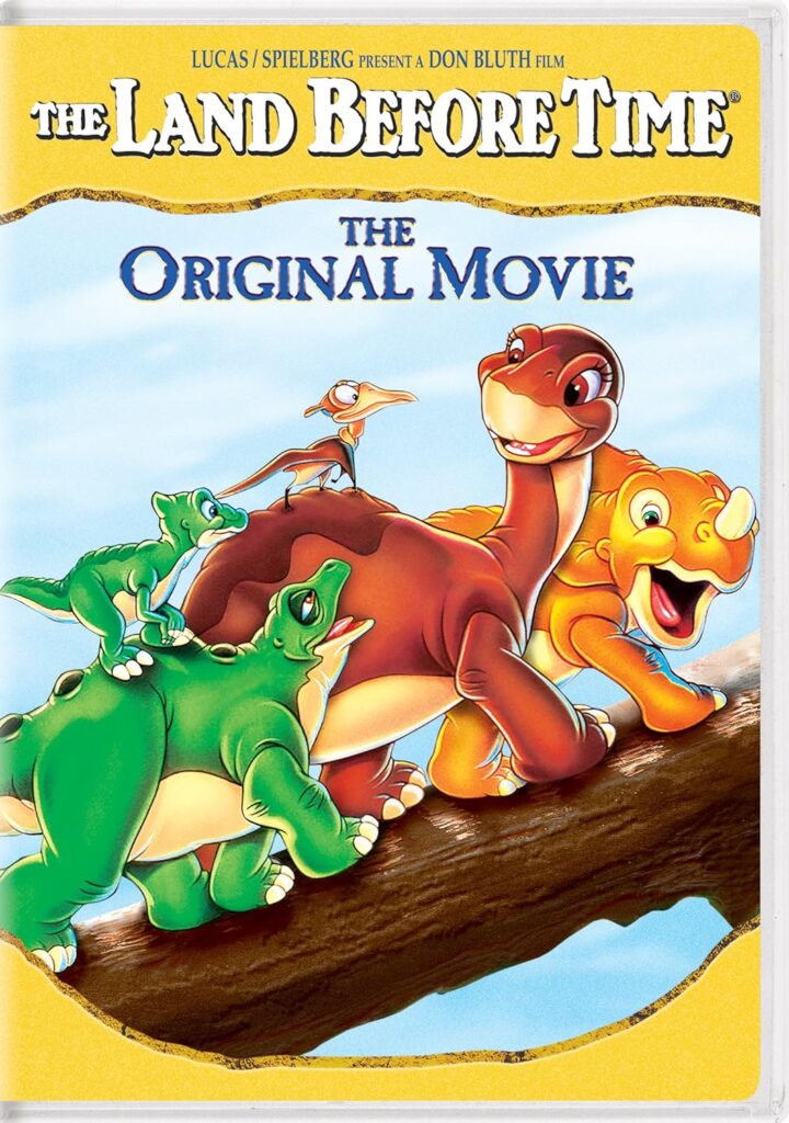 The Land Before Time as an example of dinosaur movies for kids