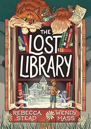 Book cover for The Lost Library as an example of third grade books