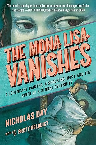 Book cover for The Mona Lisa Vanishes as an example of history books for kids