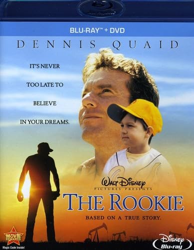 The Rookie DVD cover as an example of baseball movies for kids