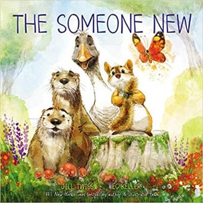 Book cover for The Someone New as an example of childrens books about friendship