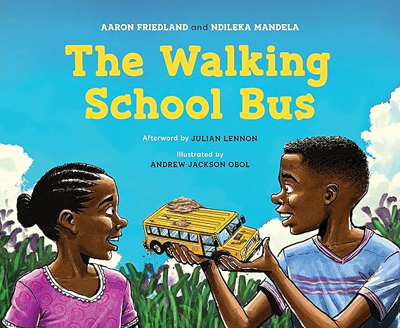 Book cover for The Walking School Bus as an example of third grade books