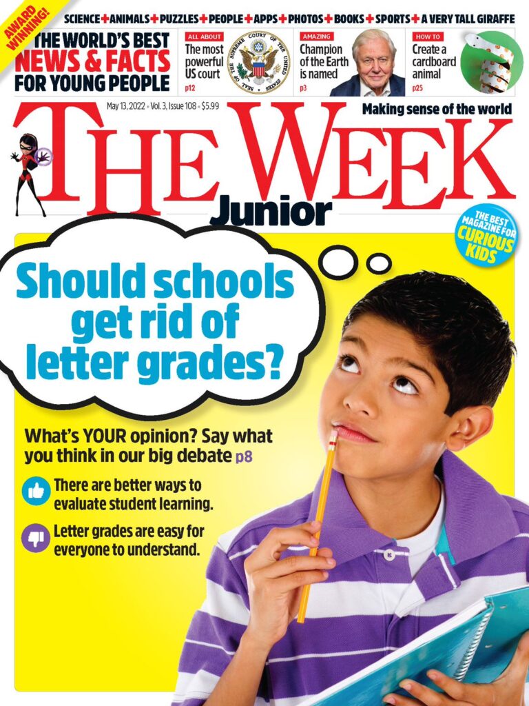 Cover of The Week Junior magazine- best magazines for kids