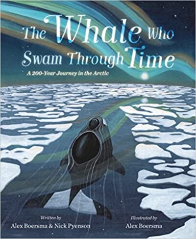 Book cover for The Whale Who Swam Through Time