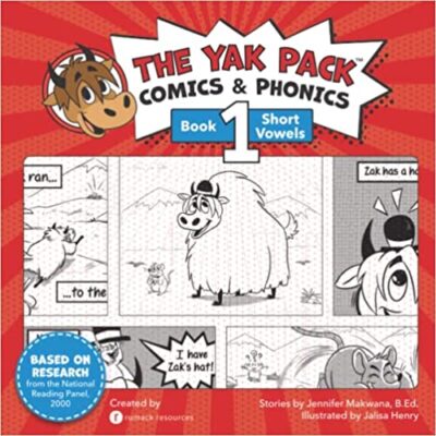 Book cover for The Yak Pak Comics & Phonics