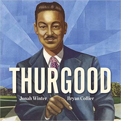 Book cover for Thurgood as an example of black history books for kids