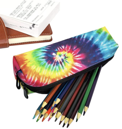 Tie-dye cute pencil pouch