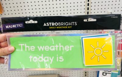 Today's weather magnet set