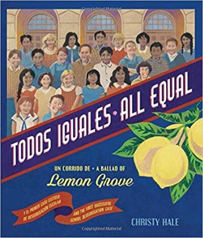 Book cover for Todos Iguales/All Equal as an example of bilingual books for kids
