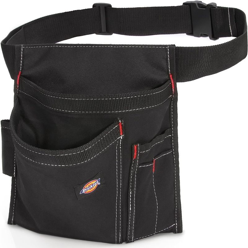 Black apron-style tool belt with pockets