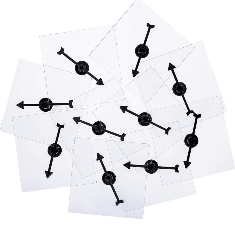 transparent spinners transparent dry erase spinners