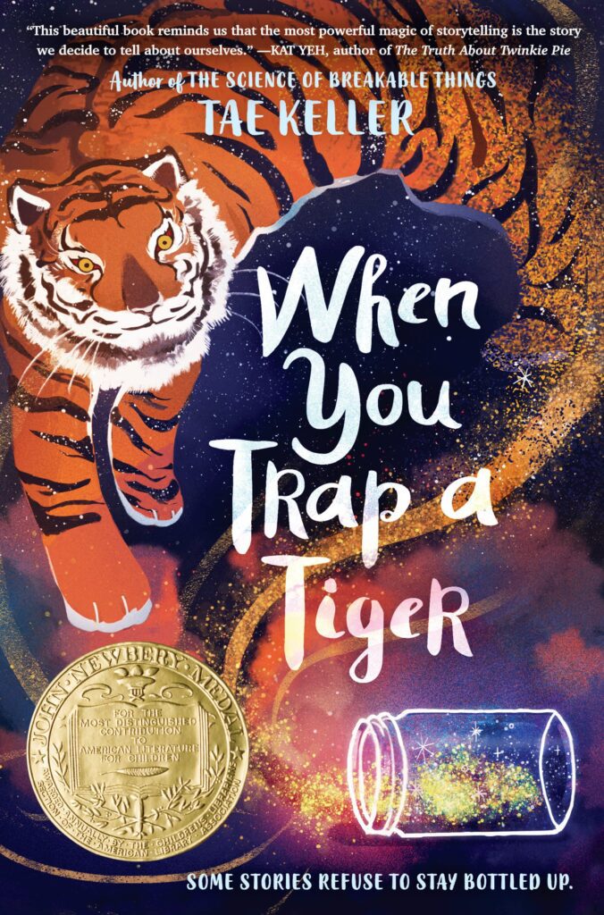Cover of "When You Trap a Tiger" as an example of children's books about death