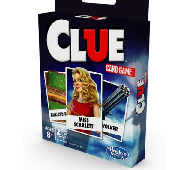Clue travel card game