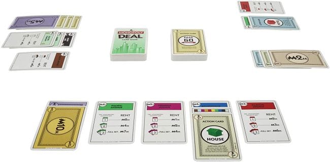 Monopoly Deal card game (Travel Games for Kids)