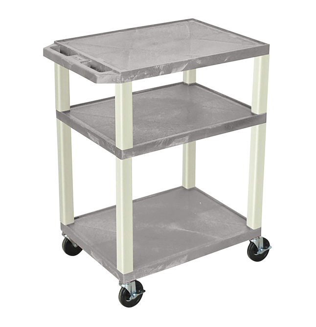 three shelf rolling cart best rolling cart for teachers 