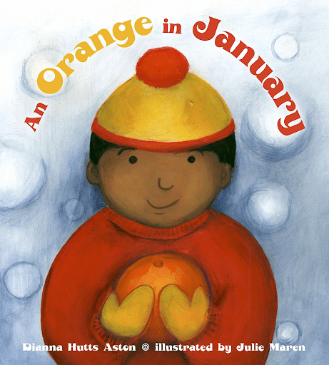 Cover of An Orange in January by Diana Hutts Aston