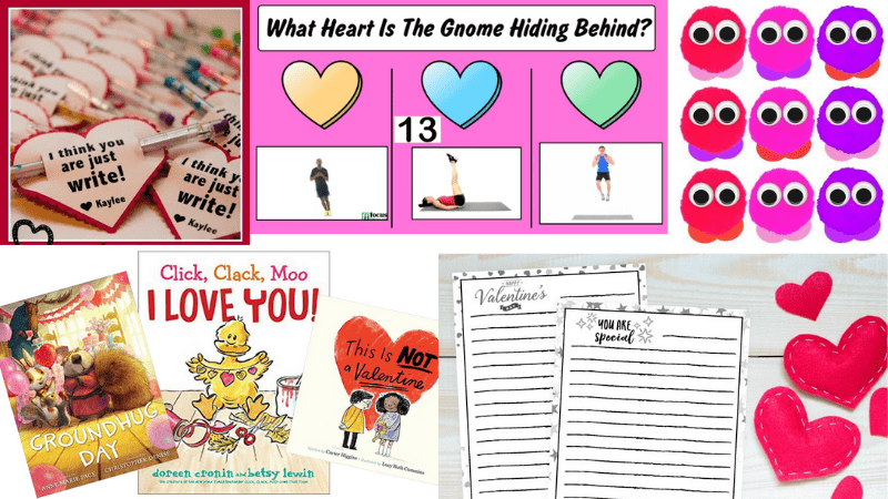 Valentine's Day cards for kids perfect for classroom parties