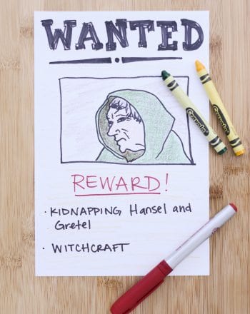 WANTED poster -- 2nd grade reading comprehension