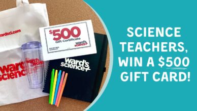Science teachers, win a $500 gift card.