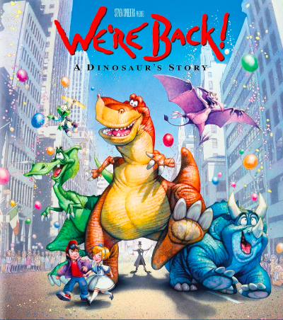 DVD cover of We're Back: