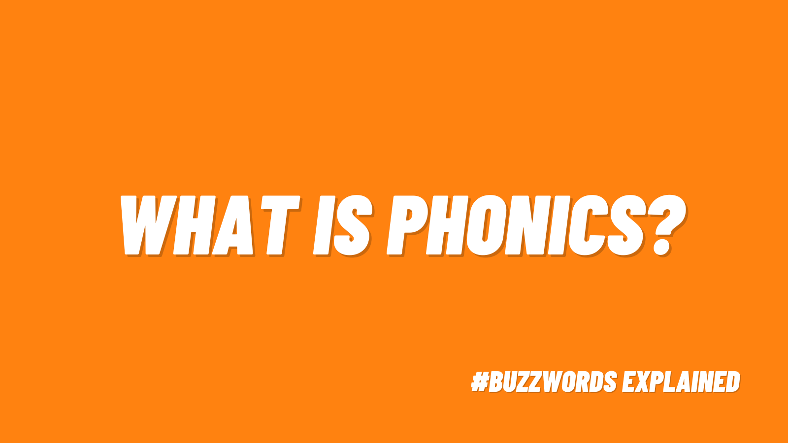 what is phonics