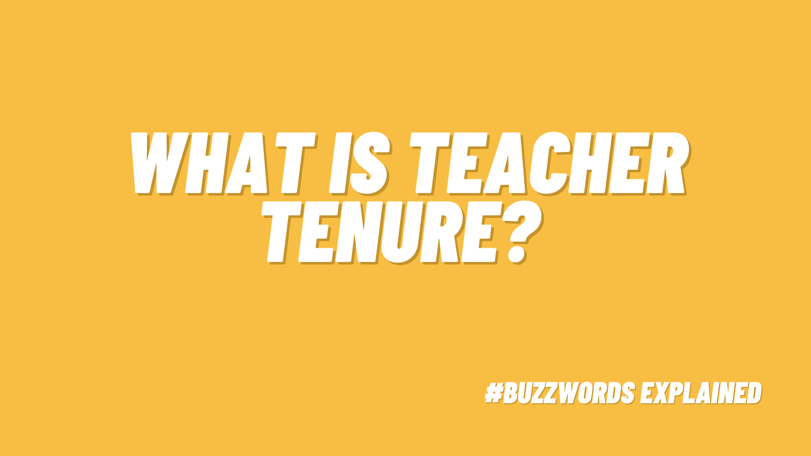 what is teacher tenure banner