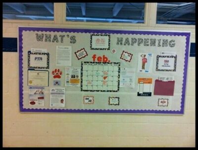 whats happening front office informational board