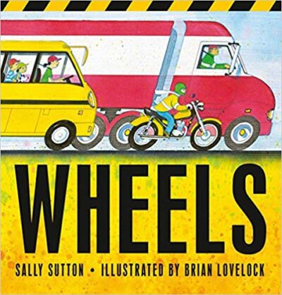 Book cover for Wheels as an example of preschool books
