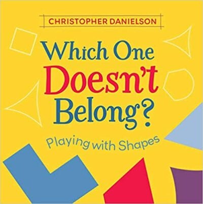 Book cover for Which One Doesn't Belong as an example of books about math for kids