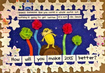18 January Bulletin Boards To Welcome in the New Year
