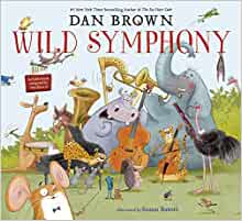 Book cover for Wild Symphony as an example of children's music books