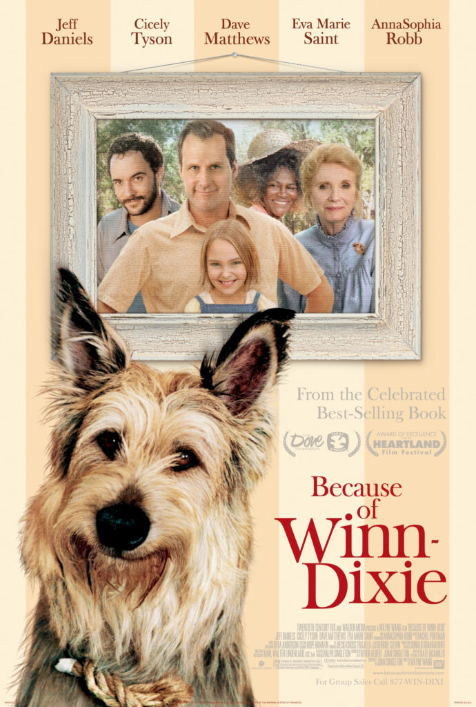 Because of Winn Dixie movie cover