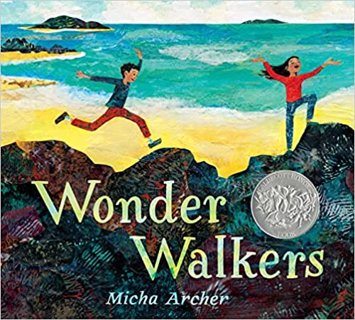 Book cover for Wonder Walkers as an example of picture books about nature