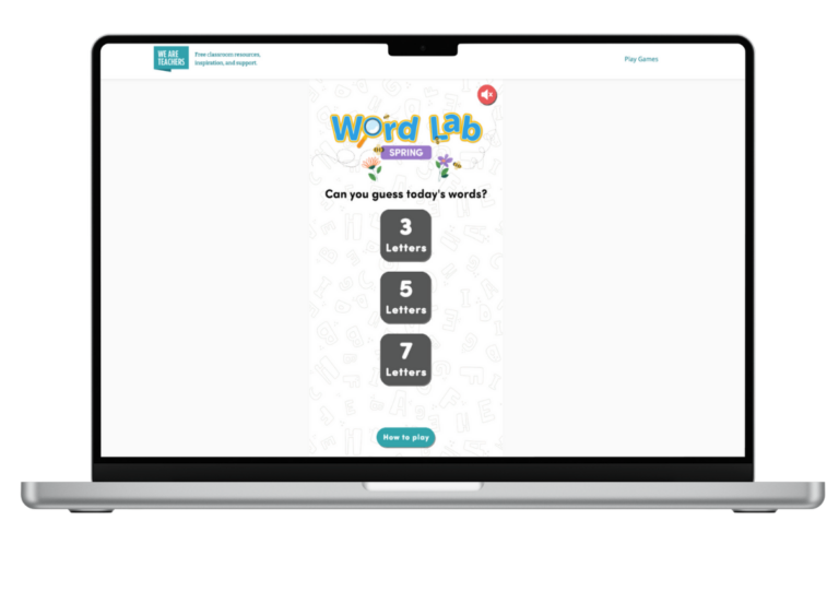 Word Lab Operating System Word Lab is a new word game from We Are Teachers