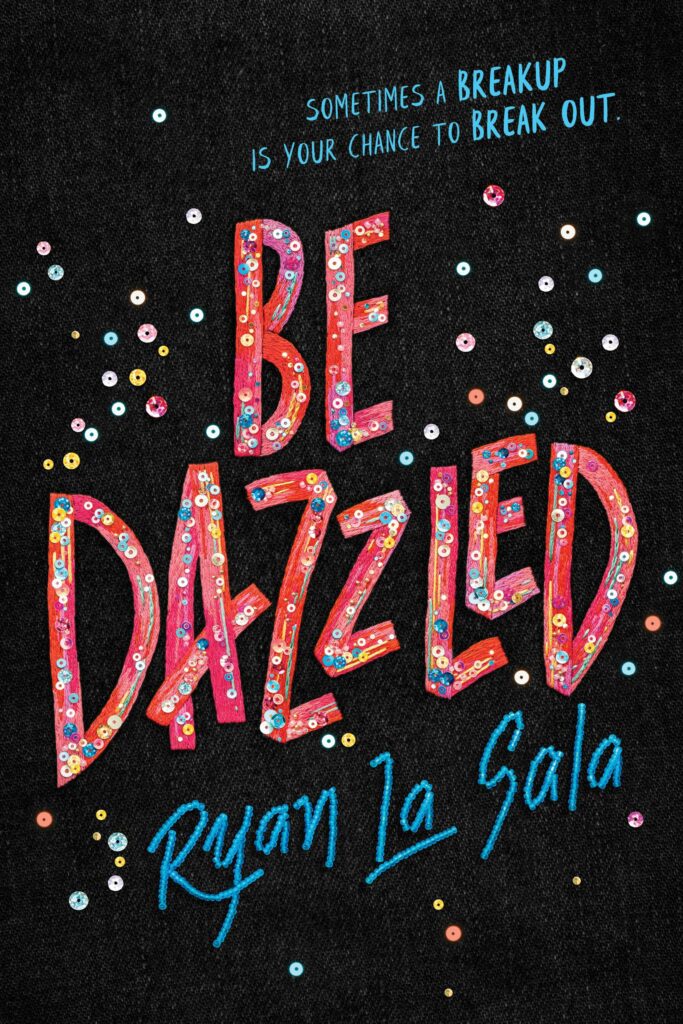 Cover of Be Dazzled black background with pink letters 