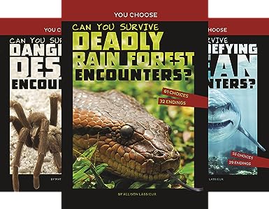 Book covers for You Choose: Wild Encounters series 