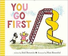 Book cover for You Go First as an example of first grade books