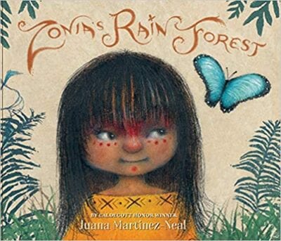 Book cover for Zonia's Rain Forest, as an example of Earth Day books for kids
